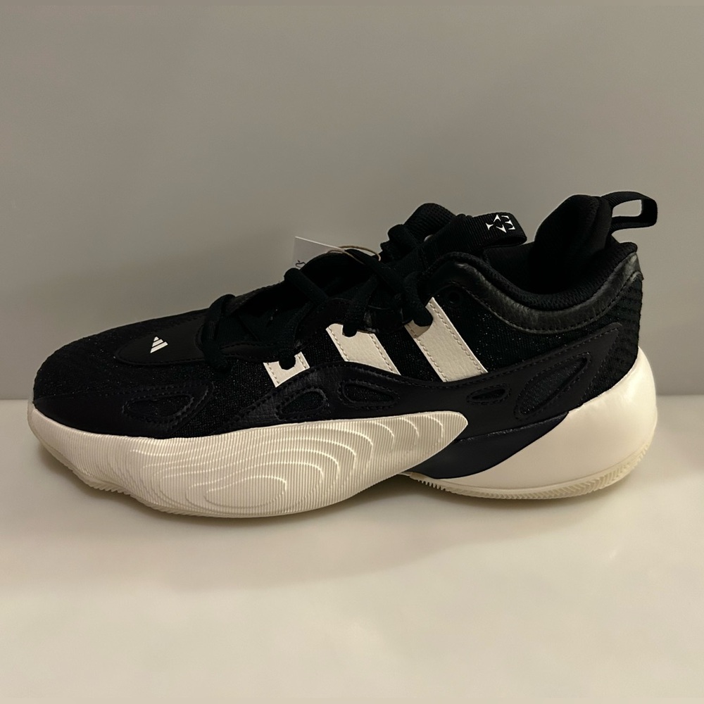 New adidas Trae Unlimited 2 Black White Basketball Shoes - Men’s Size 8.5 / EU42
